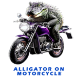 Alligator On Motorcycle FOR GALLERY 1